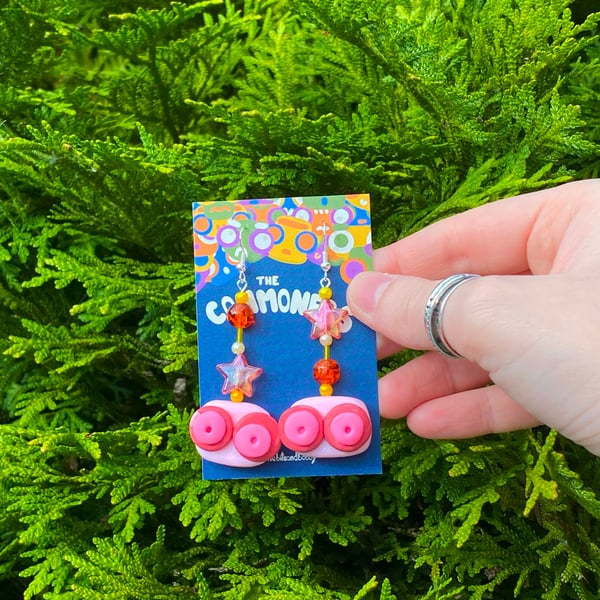 Clay Earrings - The Commoners - Pair 7