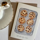 Chocolate Chip Cookies - Blank Card