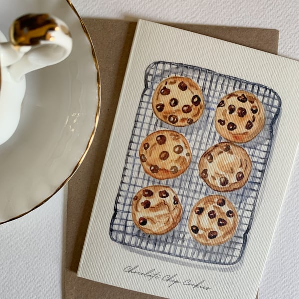 Chocolate Chip Cookies - Blank Card