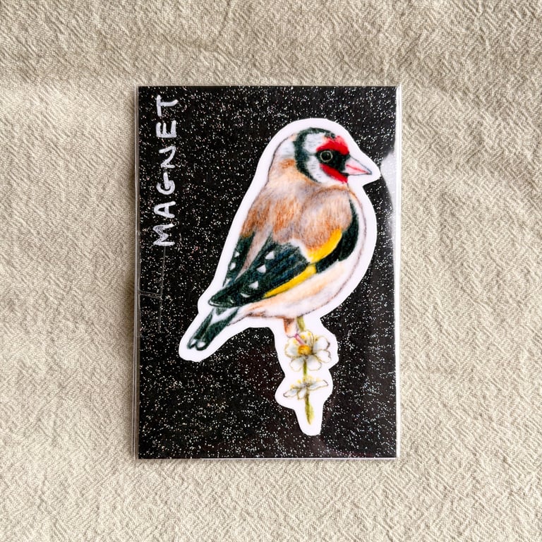 Goldfinch Fridge Magnet