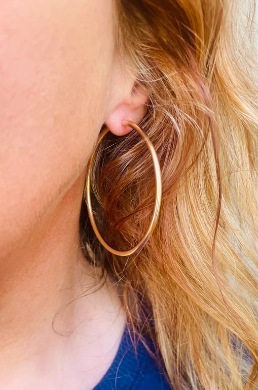 14k Gold Fill 58mm Hoop Earrings 
