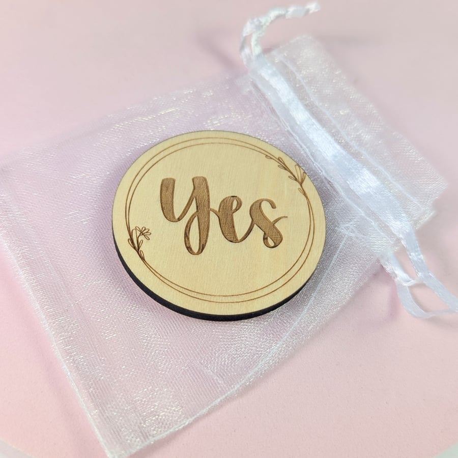 Couples decision coin, Yes No coin, Family plans decision, Decision Maker, Date