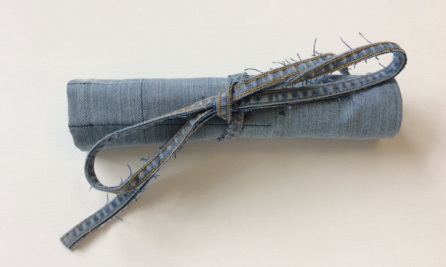  Artist's Storage Roll, wrap, recycled denim
