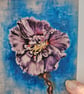 Purple Bloom blank card 6 x 4" - Image 1
