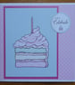 Birthday Card - Cake - Image 3