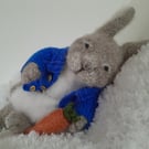 Sleepy Bunny, dotpebblesknits design