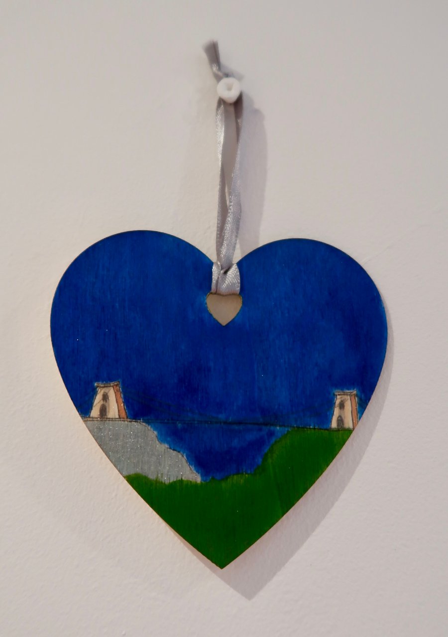 One-off Watercolour of the Clifton Suspension Bridge, Bristol