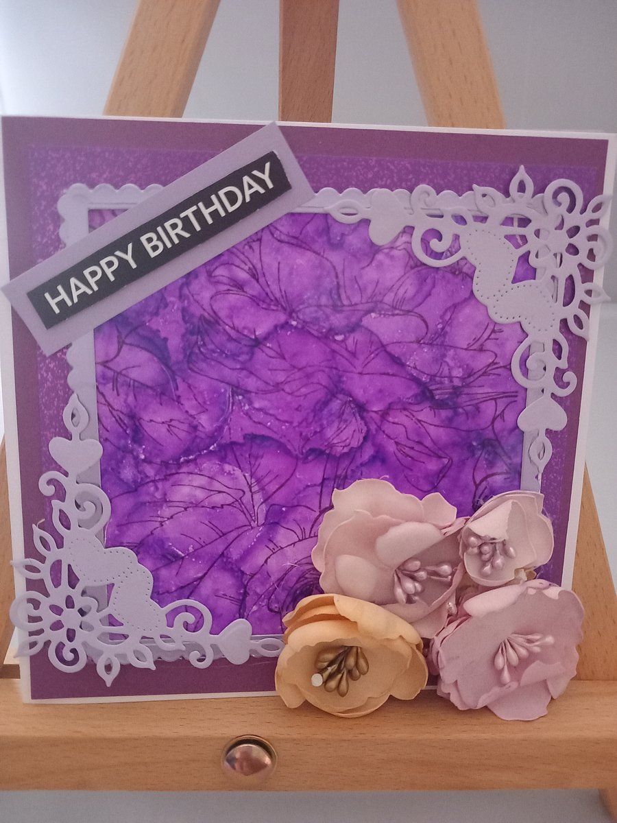 Birthday card, female, flowers, card for mum, aunt, nan