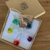  Hug in a box Rainbow Funky Glass Flower
