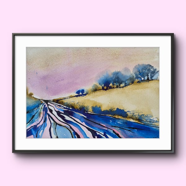 "My minds winter journey "   original artwork