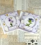 Pack of 2 floral get well soon and best wishes cards - Image 1