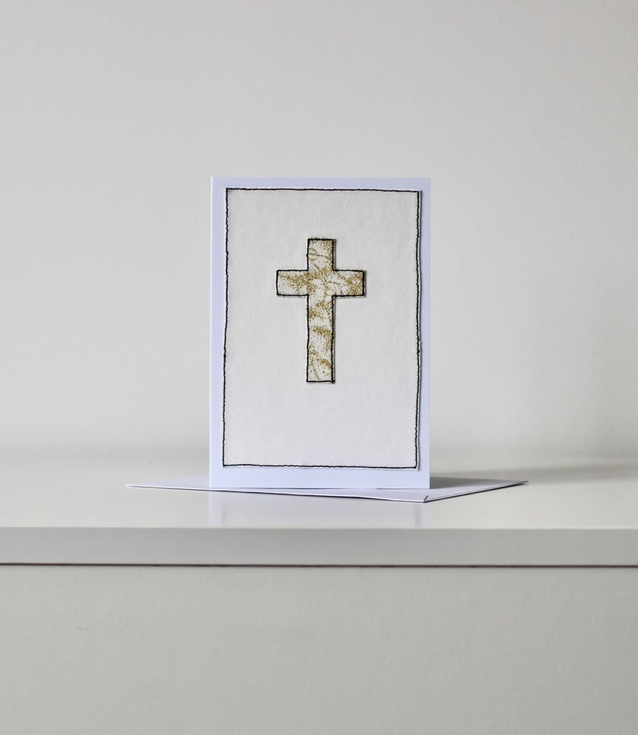 'Christening or First Holy Communion' - Handmade Blank Card