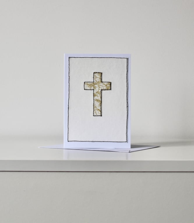 'Christening or First Holy Communion' - Handmade Blank Card