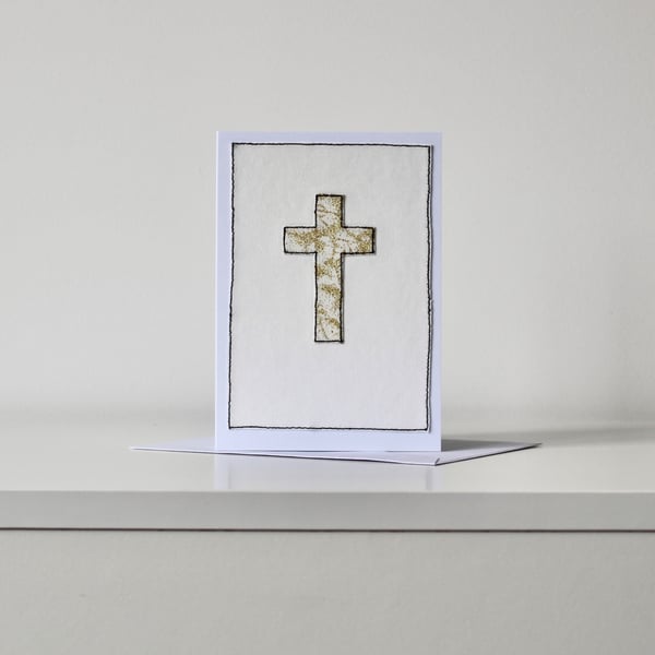 'Christening or First Holy Communion' - Handmade Blank Card