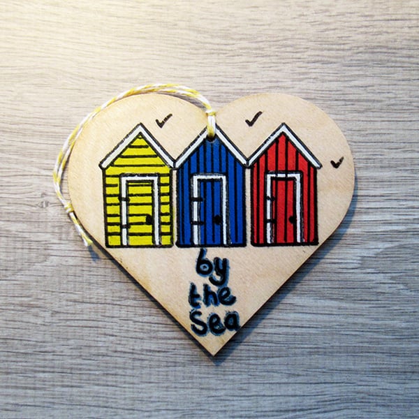 Heart - By the sea – Hanging Heart 