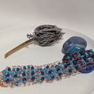 Knitted Copper Wire Bracelet