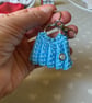 Crochet Bag Charm Keyring