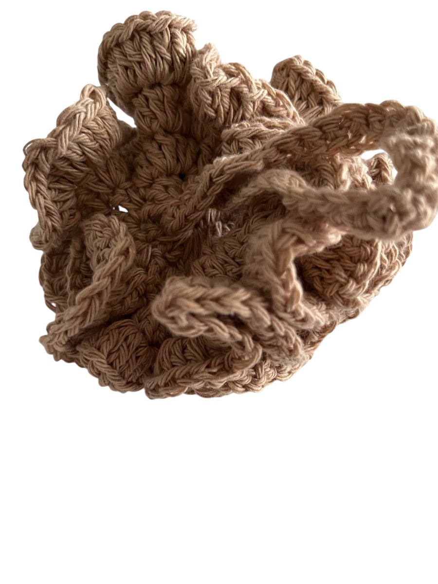 Crochet Loofah (Light Taupe)