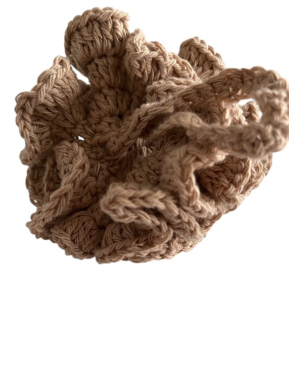 Crochet Loofah (Light Taupe)