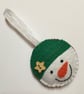 Felt Snowman Hanging Christmas Decoration - Image 3