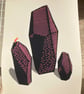 Donkey Monolith No.16 A2 three-colour linocut screen-print - Image 3