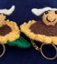 Bee Happy Sunflower Keyrings NO LONGER AVAILABLE  - Image 5