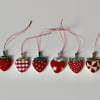 Strawberry Hanging Decorations - Pack of 6