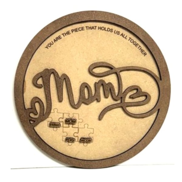 Personalised Mothers Day Jigsaw plaque
