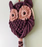 Brown Macrame Owl Wall Hanging - Handmade Boho Wall Decor. - Image 3