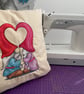 Gonk Embroidered cushion cover  - Image 2