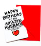 Funny Husband Birthday Card From Wife, Husband - Image 8