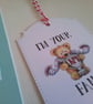 Any occasion card and gift tag set.  Sport theme. Birthday card. Ref 431 - Image 3