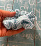 Blue and White Scrunchie Stripes  - Image 4