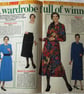 A multi-size sewing pattern for a wonan's autumn or spring wardrobe 