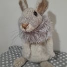 Snowshoe Hare, Dotpebblesknits Design, Knitted Hare 