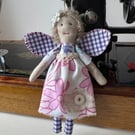 Pretty Pink Hanmdade Fairy Doll Heirloom Keepsake