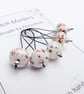Lampwork Stitch Markers - Bench Sweepings - Image 6