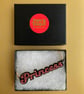 Princess pink glitter acrylic necklace - Image 4