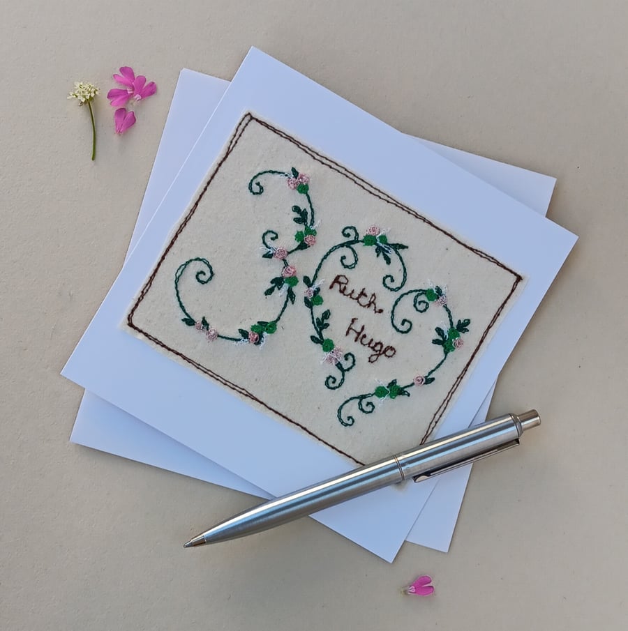 Personalised Pearl 30th Wedding Anniversary Card