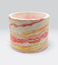 Large Plant Pot - Sunrise Marbled Red Orange and Yellow Pot Holder  - Image 8
