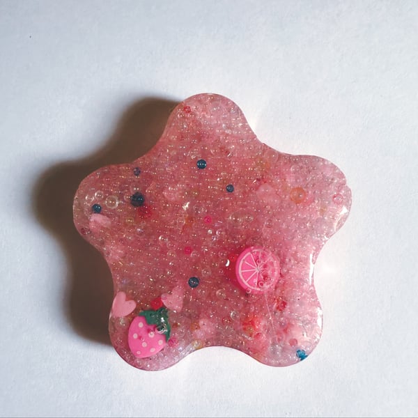 Fruity Flower Power Worry Stone