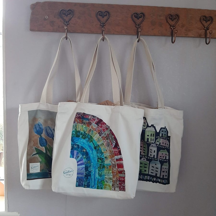 Tote Bags Organic Cotton: Three Unique Designs