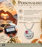 Personalised 30th Birthday Birthstone Necklace - Gift Boxed - Free Delivery - Image 8