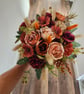Cinnamon Spice Brides Bouquet and Grooms Buttonhole  - Image 4
