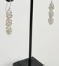 Sweet Pea Sterling Silver Chainmaille Earrings - Image 6