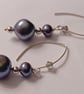 Blue grey pearl drops - Image 3