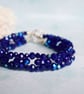 Midnight Blue Beaded Bracelet - Image 4