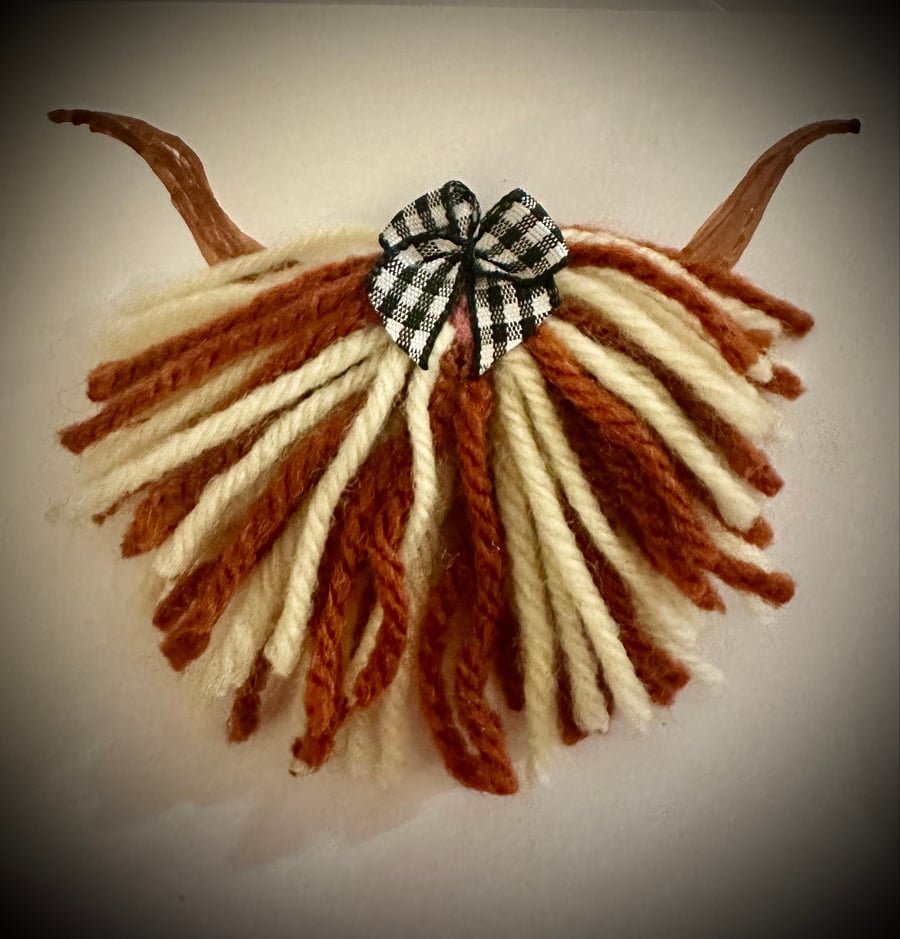 Hairy Cattle greetings card , general use 