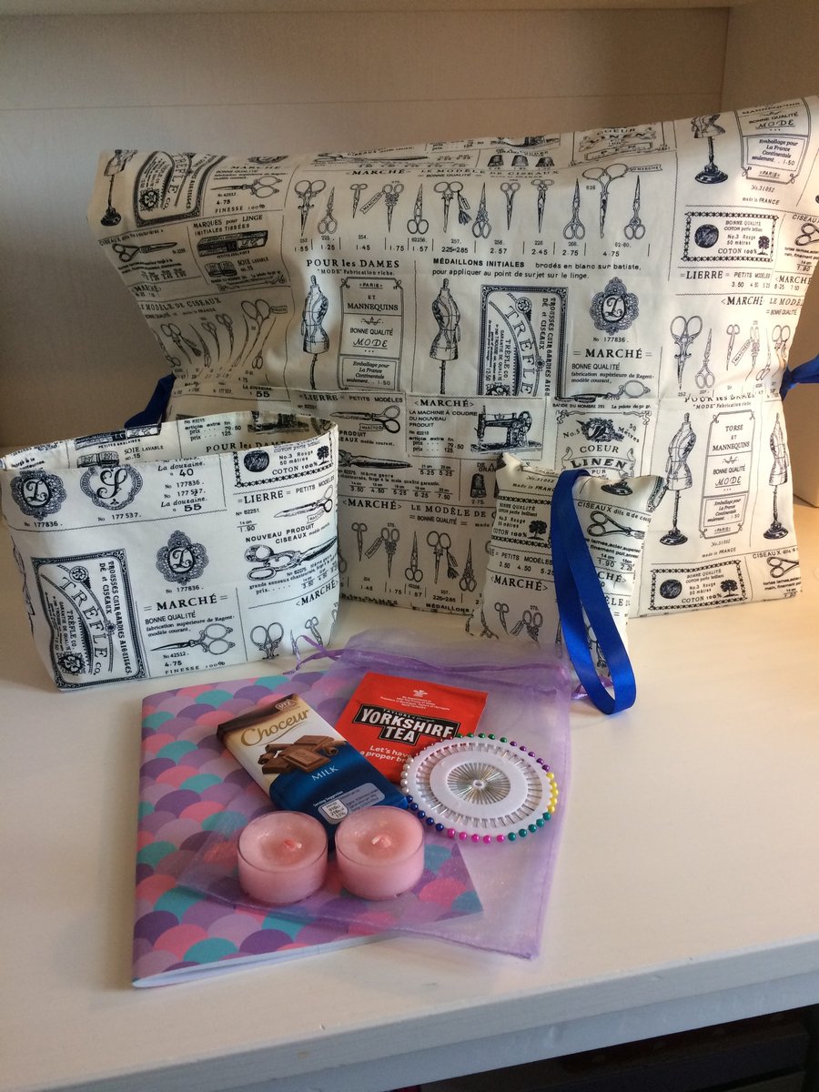 Hand Made French Chic Sewing Machine Gift Box