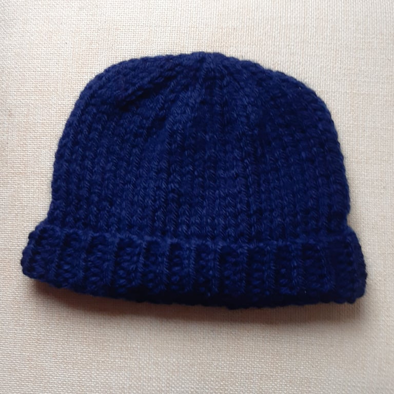 KNITTING PATTERN PDF My Navy Hat